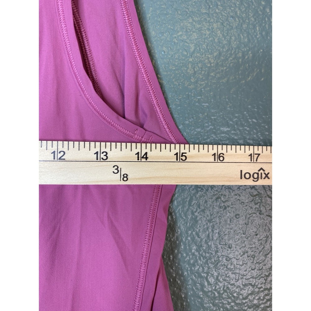 Lululemon Sculpt Tank Top Size 4 Sonic‎ Pink Mesh Cut Out Breathable - Picture 4 of 4